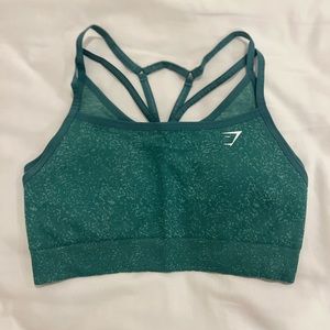 Green Gymshark Sports Bra